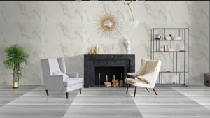 กระเบื้องพอร์ซเลนขัดเงาขนาด 60x120 ซม. กระเบื้องปูพื้นและผนังหรูหราสำหรับตกแต่งภายในสไตล์โมเดิร์น ทนทานและสวยงาม - Product Image 6