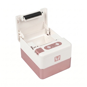 Imprimante thermique de reçus et d'étiquettes P20 Mini 58 mm couleur or rose avec USB+BT - Product Image 3