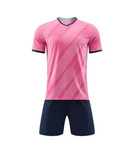 Premium Quality Printing Men's Soccer Uniform Training Wear Breathable Jerseys And Shorts Soccer Uniform Set - Product Image 4