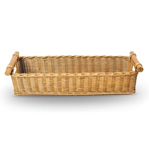 Tabletop accessory hand-made bread display <b>baskets</b> rattan <b>basket</b> kitchen pantry organizers - Product Image 2