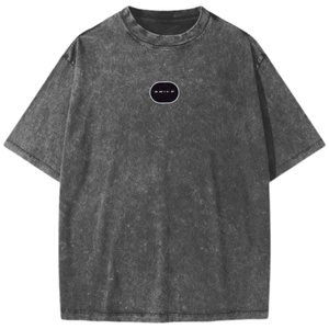 Camiseta de gran tamaño de algodón pesado con telaraña de edición limitada, estilo de otoño con lavado ácido de Halloween - Product Image 3