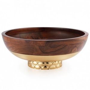 Cuenco de Madera Hecho a Mano con Soporte, Frutero de Madera Natural para Decoración del Hogar - Product Image 5