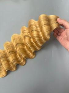 100% Vietnamien Body Wave Blonde Couleur Bundle de Cheveux Humains Expédition Rapide-Extensions de Cheveux Humains - Product Image 3