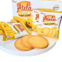 Vente en gros directe usine – Crackers de maïs frais, naturels et originaux, très bon marché, 342g, ronds, croustillants, salés et sucrés, faibles en glucides