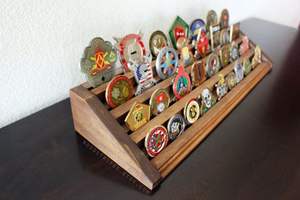 Wooden Coin <b>Display</b> <b>Case</b> Cabinet Wooden Challenge Coin <b>Display</b> - Product Image 3