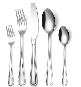 Modern Design Stainless Steel Flatware <b>Set</b> Customizable Cutlery <b>Set</b> Mirror Polish Luxury Hotels Dining Tableware - Product Image 6