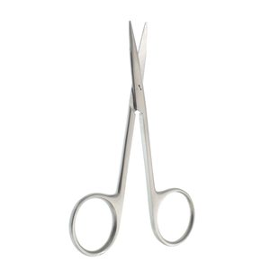 Tijeras de Tenotomía Stevens de 4 1/2 Pulgadas, Rectas, con Punta Roma, de Acero Inoxidable Quirúrgico, Instrumento Microquirúrgico Fino y Delicado para Disección - Product Image 1