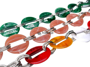 Collier tendance en résine, bijoux fantaisie légers, accessoires de mode pour femmes, cadeau Tradebyd - Product Image 2