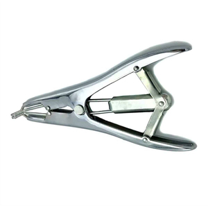 Pince applicatrice d'anneaux vétérinaires robuste avec mâchoires de précision et poignée ergonomique en acier inoxydable - Product Image 5