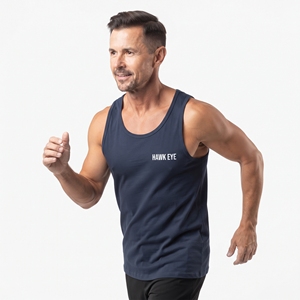 Camiseta Deportiva sin Mangas para Hombre, Color Azul Marino, Camiseta de Tirantes para Gimnasio, Chaleco Atlético Ligero para Entrenamiento Deportivo - Product Image 3