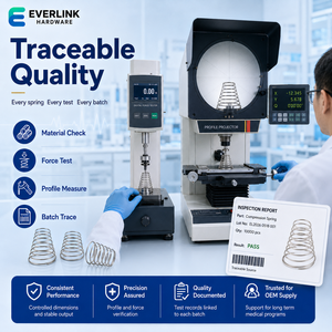 Ressorts de compression coniques médicaux personnalisés avec approvisionnement OEM stable et traçable pour systèmes de pompes à perfusion et à seringues - Product Image 5