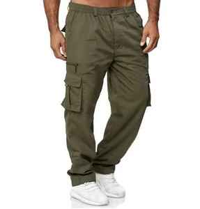 Pantalon cargo multi-poches pour homme, confortable, décontracté, utilitaire, pour les voyages en plein air, la randonnée, le travail et le quotidien - Product Image 2