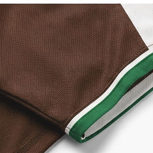 Maillot de baseball professionnel marron et blanc pour homme, entièrement boutonné, respirant, léger, uniforme sportif de qualité supérieure pour les jeunes - Product Image 4