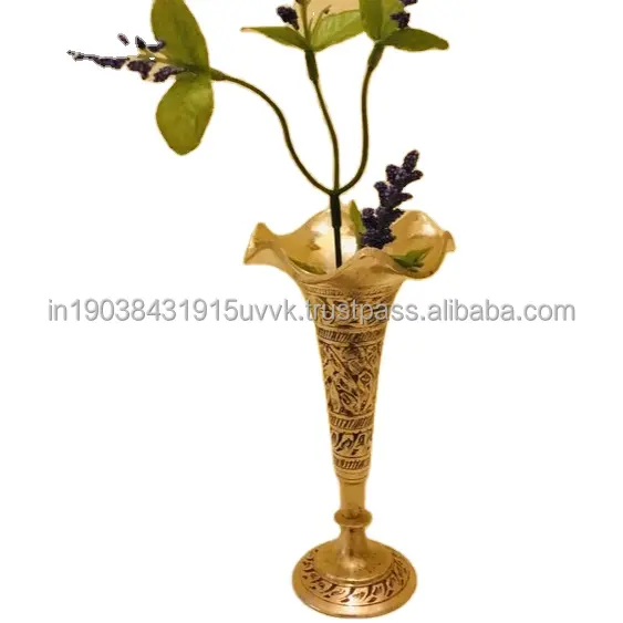 Decorative Fancy Memorial Large Small Table Decor Brass Flower Vases European Style Home Eco Friendly Flower Vases