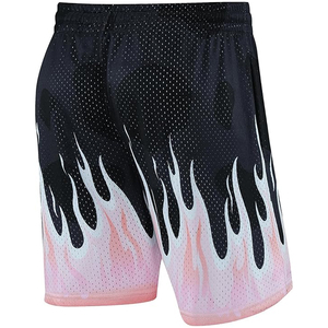 กางเกงขาสั้นออกกำลังกายลายพรางสำหรับผู้ชาย พิมพ์ลายโลโก้ตามสั่ง ผ้าฝ้ายเนื้อหนา มีเชือกผูก เหมาะสำหรับวิ่งและเล่นกีฬา - Product Image 4