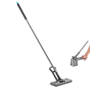 Mop in spugna PU ad alta densità con 1 ricambio, facile da strizzare, con gancio e anello per uffici, con funzione di ricarica - Product Image 1