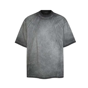 Custom Dripping Print Oversized Short Sleeve Men's T-<b>Shirt</b> Streetwear Jersey O-Neck Black - Product Image 6