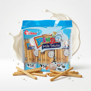 Bulk Vietnamese Supplier Fresh Milk & Competitive Price Premium Buttery Crispy Milk Stick <b>Biscuits</b> 186g - Product Image 1