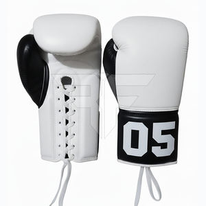 ถุงมือชกมวยหนังสำหรับออกกำลังกาย ป้องกันการกระแทก ซับเหงื่อ ระบายอากาศได้ดี เหมาะสำหรับการฝึกซ้อมกีฬาและฟิตเนส - Product Image 3