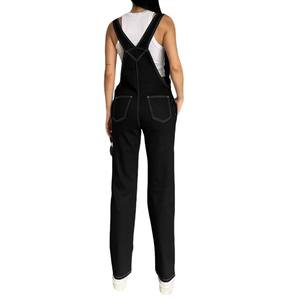 Women Y2K Clothing Workwear Dress Casual Belt Waist Girls Jeans Pants Sleeveless Jumpsuits Straps Button Pocket Denim <b>Overalls</b> - Product Image 4