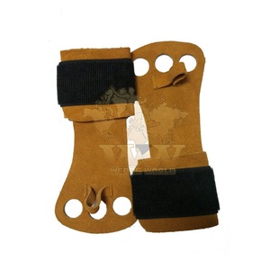 Best Selling Leather <b>Strap</b> Gymnastics Hand Grips with 3 Holes - Product Image 1