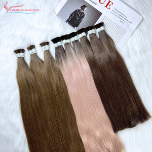 Producto de muy alta calidad, color natural, liso, a granel, 100% cabello vietnamita crudo, sin enredos, sin caída, gran precio al por mayor - Product Image 1