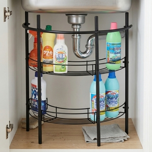 Fabricant OEM d'accessoires de salle de bain et de meubles de rangement pour la maison, étagère d'angle extensible en métal pour évier de cuisine, vente en gros eBay Taïwan - Product Image 2