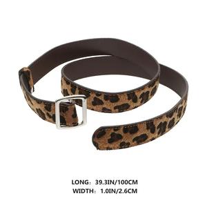 Ceinture en cuir de vachette véritable à poils 100% naturels, fabriquée à la main, de luxe, élégante, nouvelle conception, vente en gros pour les entreprises de mode - Product Image 5