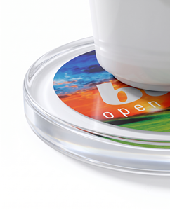 Sous-verre en acrylique et mélamine personnalisé avec logo, style original, prix d'usine, pour une visibilité accrue de la marque et une promotion fonctionnelle - Product Image 2