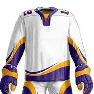 Uniforme de Hockey sobre Hielo Sublimado de Diseño Popular, Transpirable, 100% Poliéster, de la Mejor Calidad, Nueva Llegada, para Adultos, MOQ Bajo, Servicio OEM - Product Image 4
