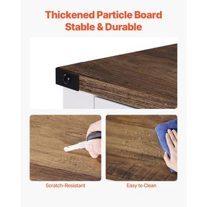 Mueble de Bar para Café de 3 Niveles Estilo Rústico, 31.5 x 13.8 x 34.6 Pulgadas, Puertas Magnéticas - Product Image 4