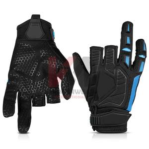 ถุงมือเพ้นท์บอลประสิทธิภาพสูง ป้องกันการลื่น ดูดซับแรงกระแทกบริเวณฝ่ามือ ป้องกันข้อนิ้ว ระบายอากาศได้ดีด้วยตาข่ายด้านหลัง แบบเต็มนิ้ว - Product Image 1