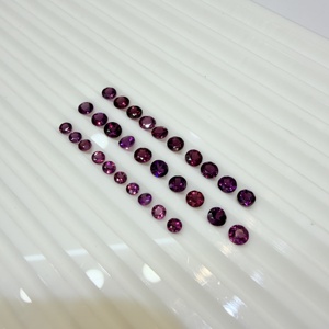 Natürlicher Rhodolith-Granat im Brillantschliff, lose lila Edelsteine, facettiert, violette Farbe, gemischte Größen, Farbspiel für die Schmuckherstellung, Lot - Product Image 3