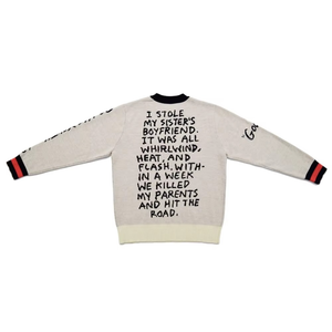 Pull tricoté à imprimé graphique tendance pour femme, col rond en coton vintage, réfléchissant, DTG, vêtements de détente, sweats à capuche pour femme, USA - Product Image 6