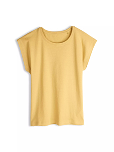 Women Yellow Cap Sleeve T-shirt Short Length Streetwear Fashion Tee Casual <b>Y2K</b> Summer <b>Top</b> Wholesale Custom Logo Women's clothing - Product Image 4