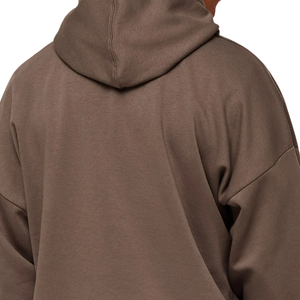 Sudadera con Capucha Extra Grande para Hombre, Color Marrón, Felpa Gruesa, Estilo Casual y Urbano - Product Image 6