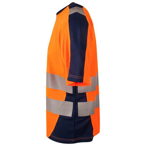 เสื้อยืดนิรภัยสำหรับงานก่อสร้างแบบมองเห็นได้ชัดเจน เสื้อทำงานแขนสั้น เสื้อผ้าเพื่อความปลอดภัย เสื้อยืดนิรภัย - Product Image 6