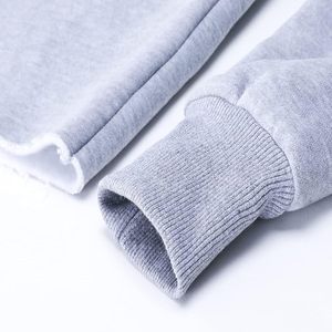 Sudadera Corta con Capucha de Manga Larga, Color Sólido, Tejida, Informal, para Otoño, para Mujer - Product Image 6