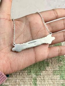 Handmade Kingman Turquoise <b>Necklace</b> Sterling Silver Southwestern <b>Boho</b> Jewelry Gift for Her - Product Image 2