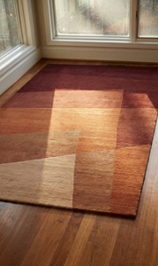 Alfombra de Lana Hecha a Mano con Diseño Geométrico Abstracto Moderno, Antideslizante, de Pelo Largo, para Sala de Estar, Proveedor para Venta al por Mayor y Menor - Product Image 6