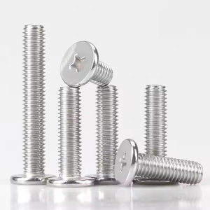 Tornillos de Cabeza Plana Cruzada de Acero al Carbono/Aluminio, Resistentes a la Corrosión, Galvanizados con Zinc de Alta Resistencia, para la Industria Electrónica - Product Image 4