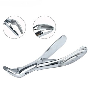 Pinzas Quirúrgicas Ametrina para Dientes Deciduos, Uso Maxilar y Mandibular, Instrumento de Extracción Dental Pediátrica, CE - Product Image 4