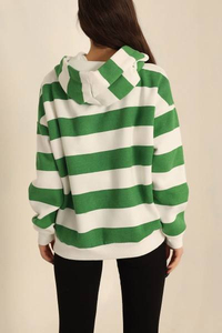 เสื้อฮู้ดแฟชั่นใหม่สำหรับผู้หญิง มีหลายสี เสื้อฮู้ดโอเวอร์ไซส์สำหรับผู้หญิง เสื้อฮู้ดใส่สบาย - Product Image 3