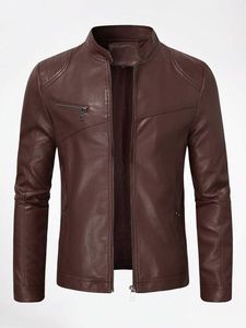 Premium Quality Men's Genuine Leather Moto Biker <b>Jacket</b> <b>Zipper</b> Closure Slim Fit Autumn Wear - Product Image 1