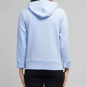 Sudadera con capucha personalizada con logo para mujer, estilo urbano, cuello alto, para invierno, ropa de calle, nuevo diseño. - Product Image 3