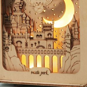 Puzzle 3D in Legno con Luce Notturna, Decorazioni da Scrivania per Donne dai 14 Anni in Su, Regalo Perfetto per Compleanno o Natale - Product Image 4
