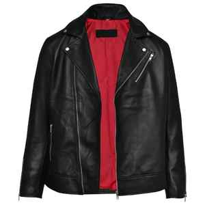 Chaqueta de Cuero Estilo Café Racer para Hombre, Chaqueta de Cuero para Exteriores en Colores Elegantes, Diseño Clásico - Product Image 2