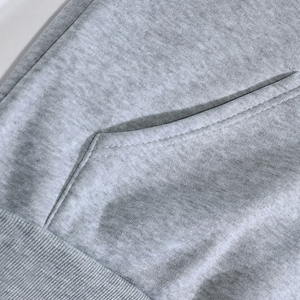 Sweat à capuche pour homme en molleton épais OEM avec poche kangourou et cordons de serrage, style Hip Hop, impression sérigraphique, 100% coton - Product Image 2