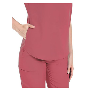 SHAGHAF Ensembles de blouses classiques unisexes en coton et tissu jersey, avec système de détection d'aiguilles, pour uniformes médicaux professionnels d'infirmières et usage hospitalier - Product Image 4