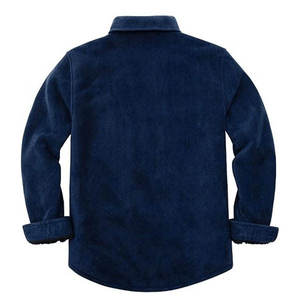 Latest Design Mens Hooded Flannel <b>Jacket</b> Cotton Blend Plaid Winter Shacket <b>Fleece</b> <b>Lined</b> Sherpa Lining Custom Logo Warm Casual - Product Image 3